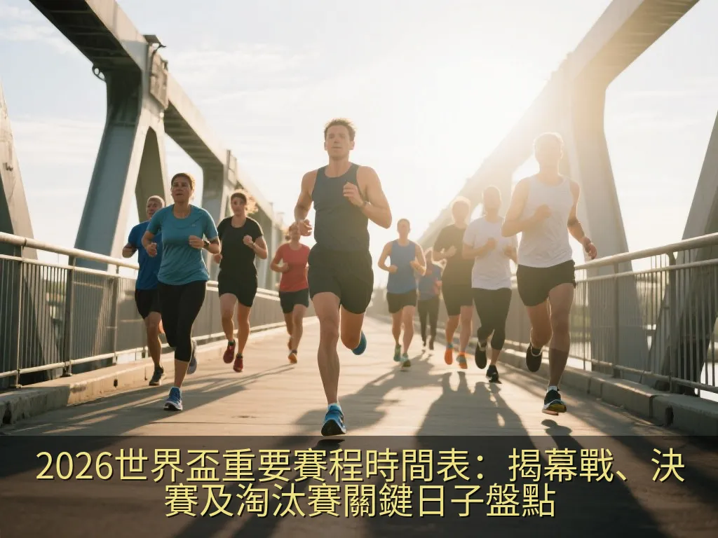 黃昏下宏偉的現代體育場鳥瞰圖，象徵決賽之夜